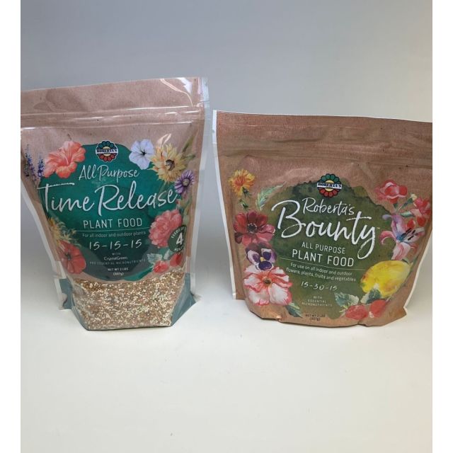 Roberta&#039;s Bounty and Roberta&#039;s Time Released Fertilizer Combo PAK 