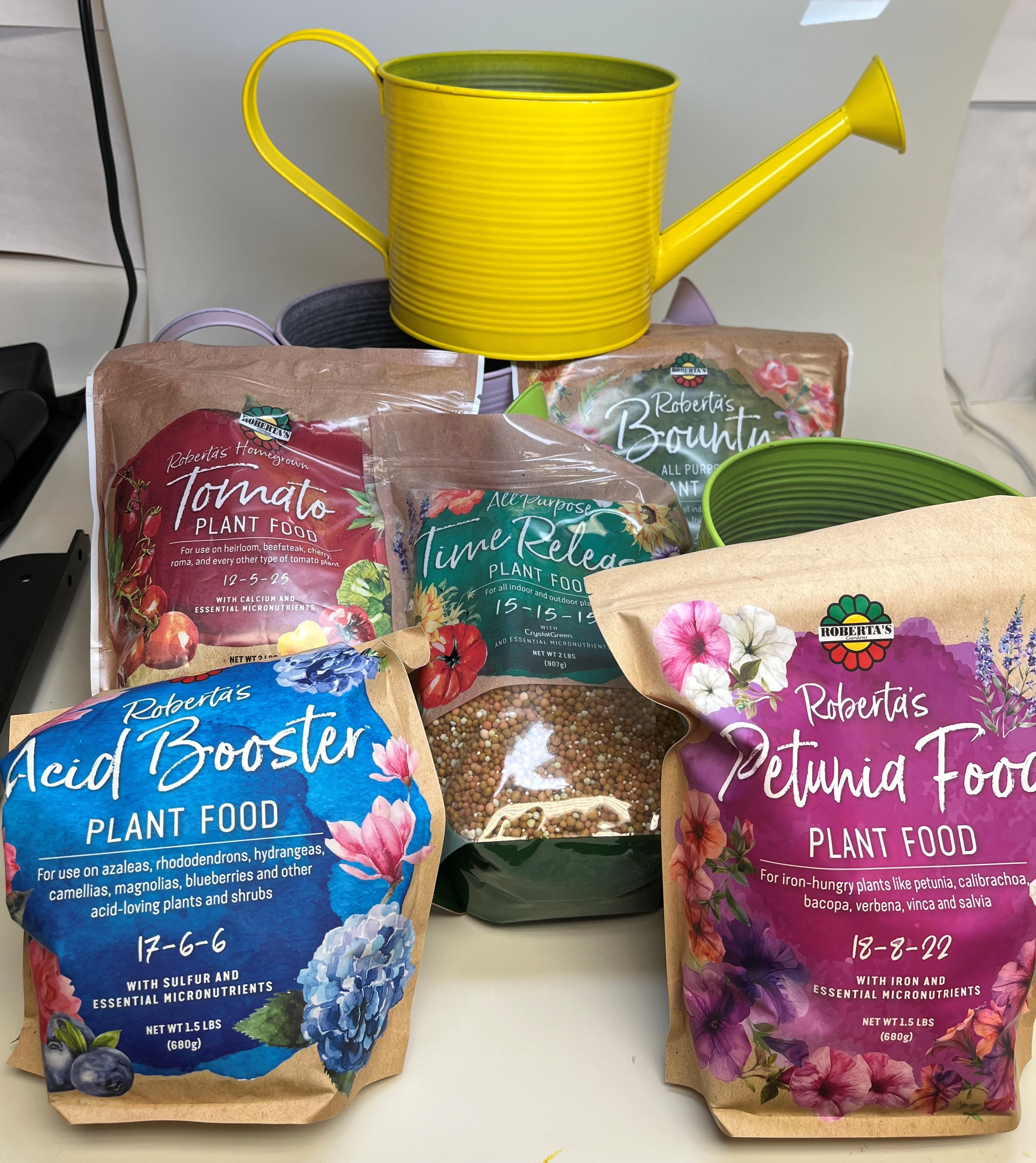 We have an assortment of gardening accessories